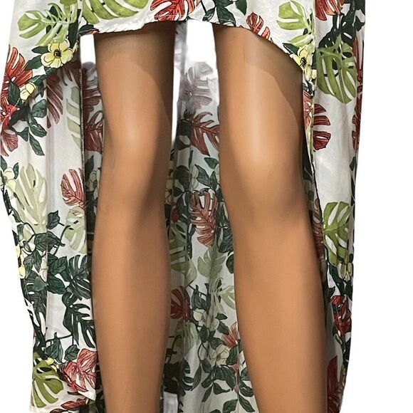 #14 NWOT IBISS Brand Tropical Splitlevel Dress Size Small - Picture 3 of 11